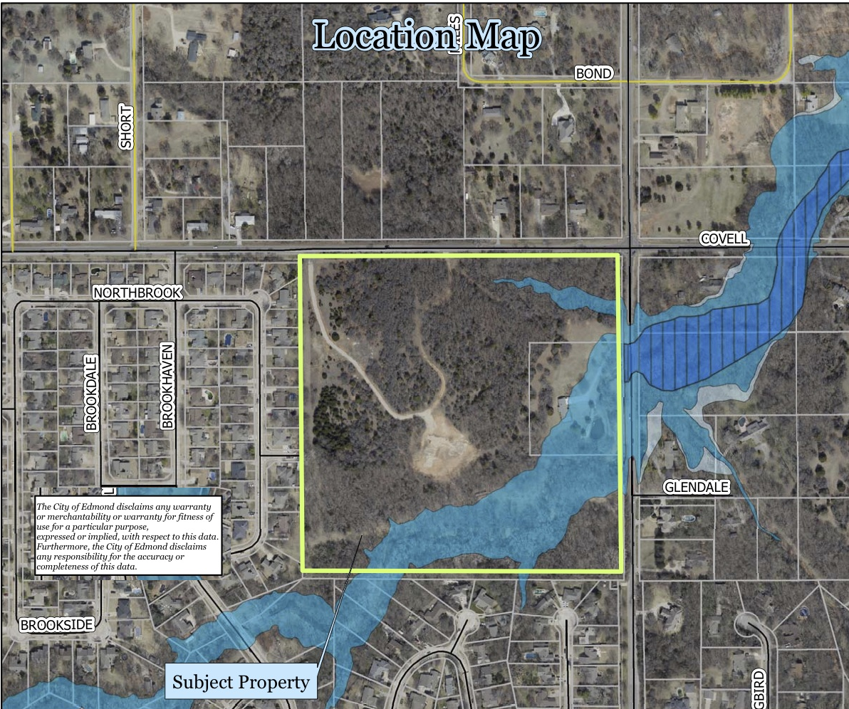 Location of the Birnam Woods Addition in Edmond